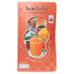 Kanvela Milk Chocolate Southern Thai Tea with Crispy Roti 55% vibrant orange pour