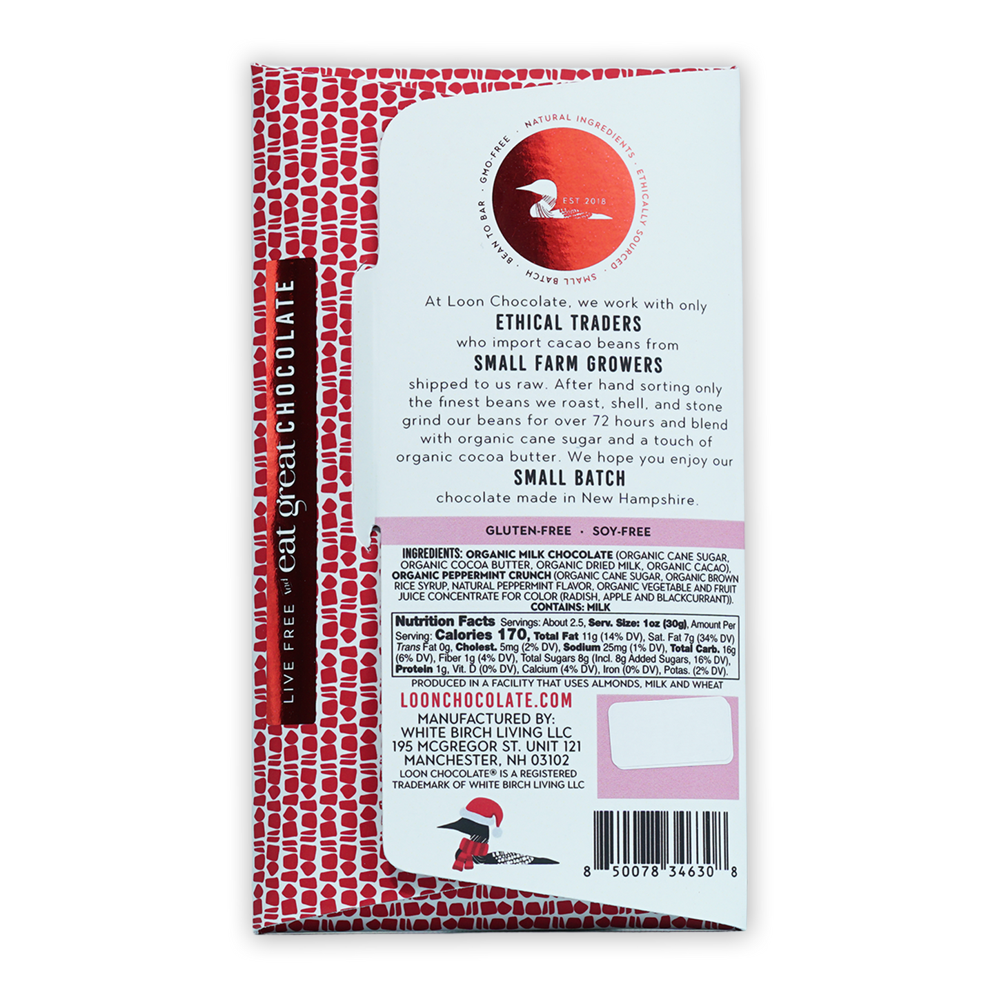 Loon Chocolate Milk Peppermint Crunch 50%