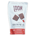 Loon Chocolate Spicy Brownie Mix white red pouch with chili brownie art
