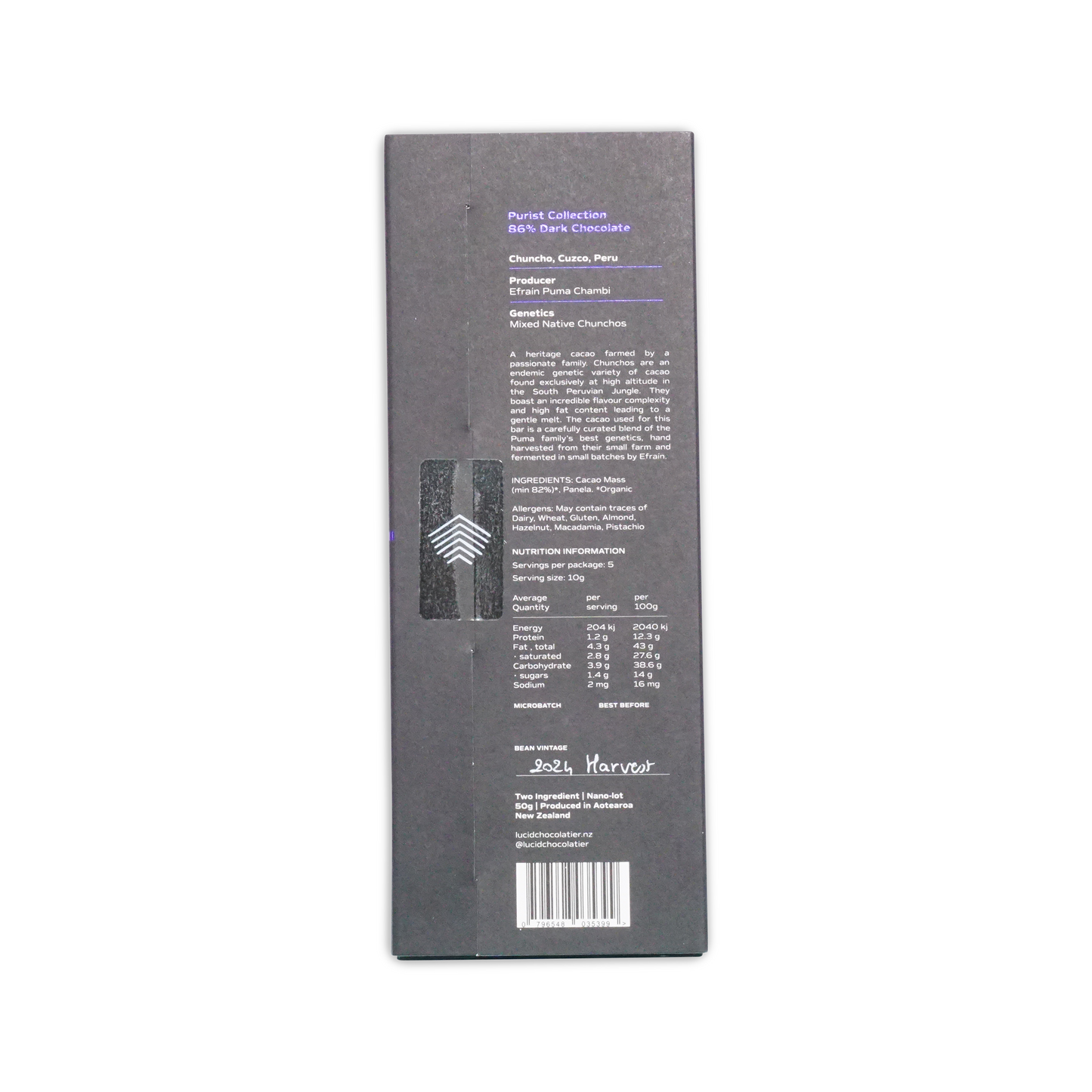 Lucid Chocolatier Chuncho Especial 86%