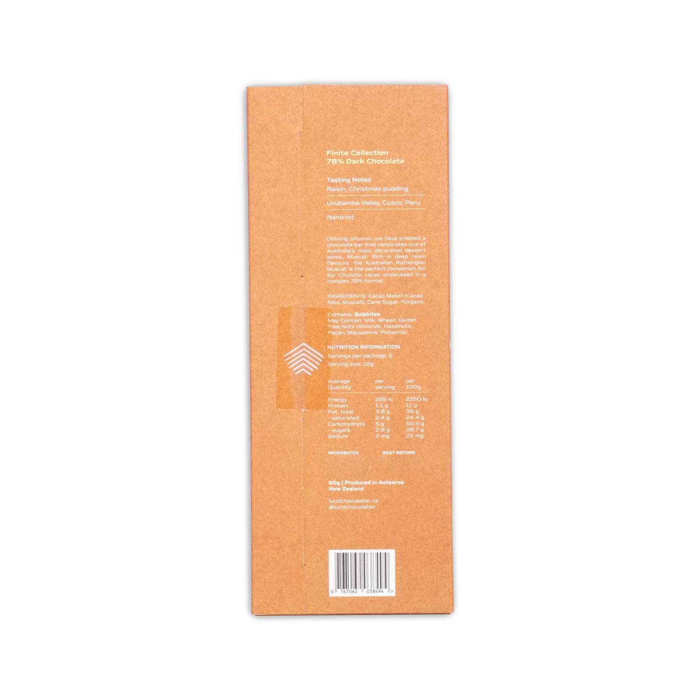 Lucid Chocolatier Muscat 78%
