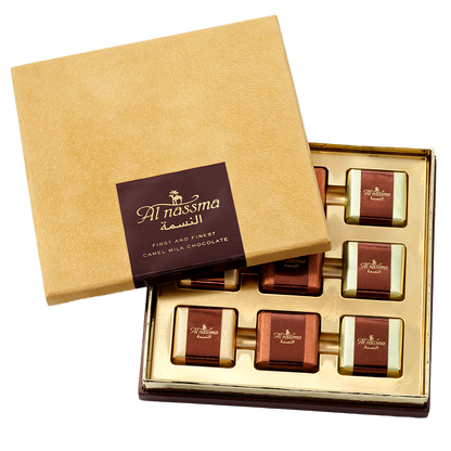 Al Nassma Camel Milk Filled Chocolate Gift Box (18 pcs)