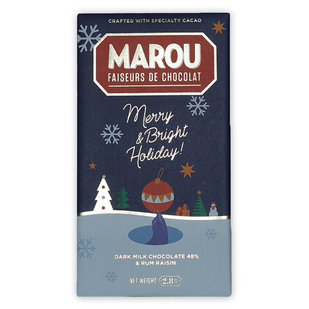Marou Maison Dark Milk Chocolate Rum & Raisin 48% (Seasonal)