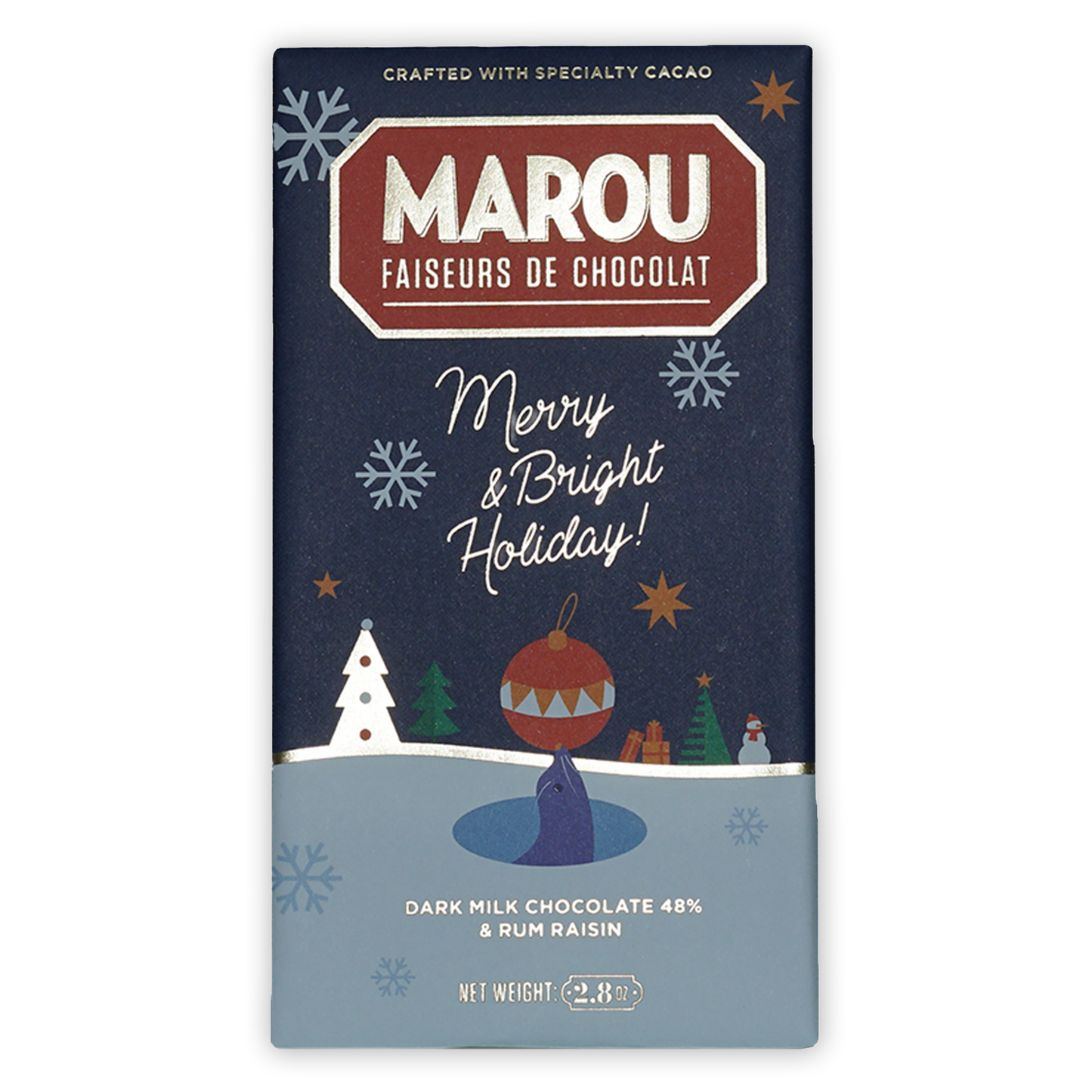 Marou Maison Dark Milk Chocolate Rum & Raisin 48% (Seasonal)
