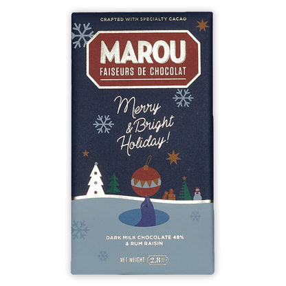 Marou Maison Dark Milk Chocolate Rum & Raisin 48% (Seasonal)