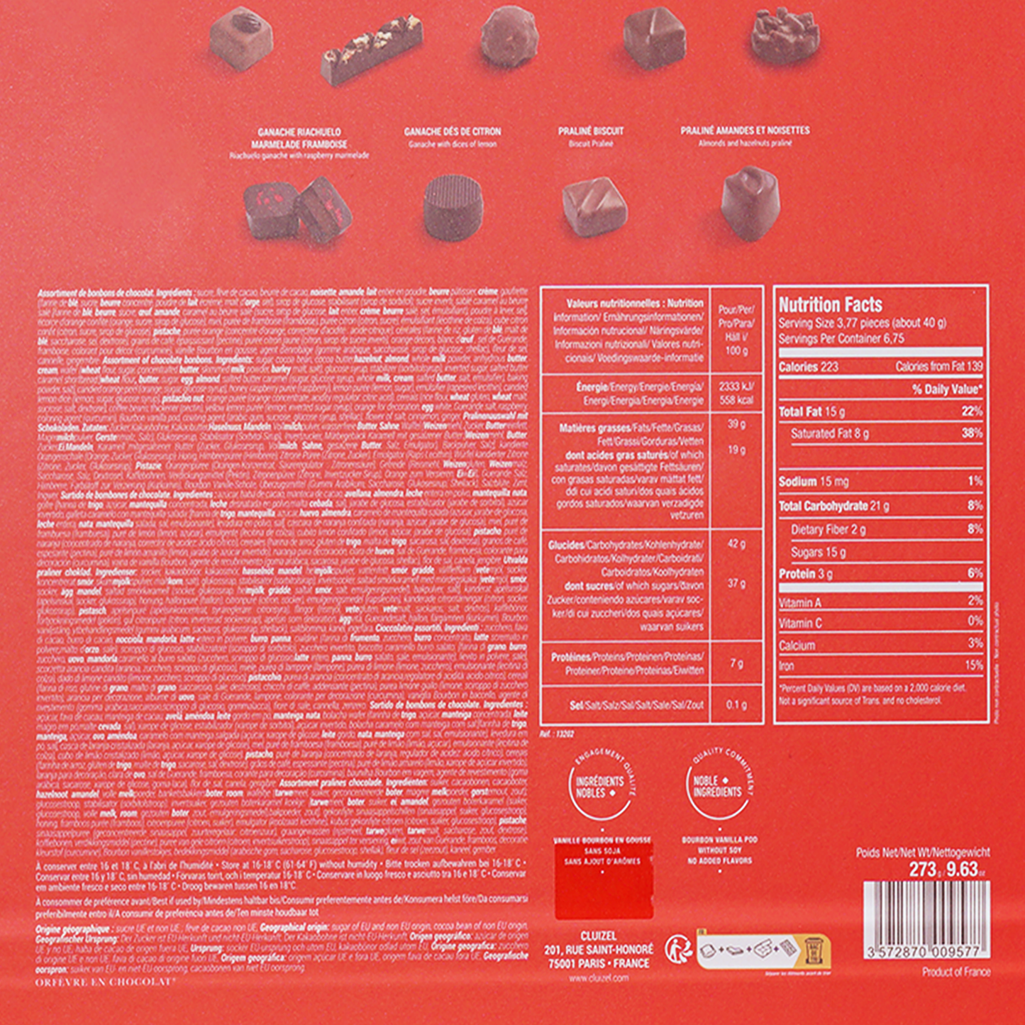 Cluizel Chocolate Advent Calendar (Seasonal)