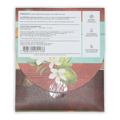 Mission Chocolate Brown Sugar & Lime 60%