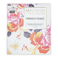Mission Chocolate Dark French Toast bar in floral box