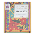 Mission Chocolate Escuro 85% dark chocolate bar in vibrant tropical wrapper