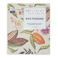 Mission Chocolate Horchata white chocolate bar with cinnamon rice pudding in elegant botanical box