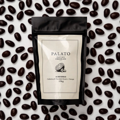 Palato Dark Chocolate Coated Almonds w/ Orange