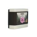 Ranger rosé bonbon candy bar in white and black packaging with pink lighthouse label in a 6 piece box