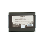 Dark brown rectangular box of ranger rosé bonbon classic dark chocolate 70 percent cacao with six pieces