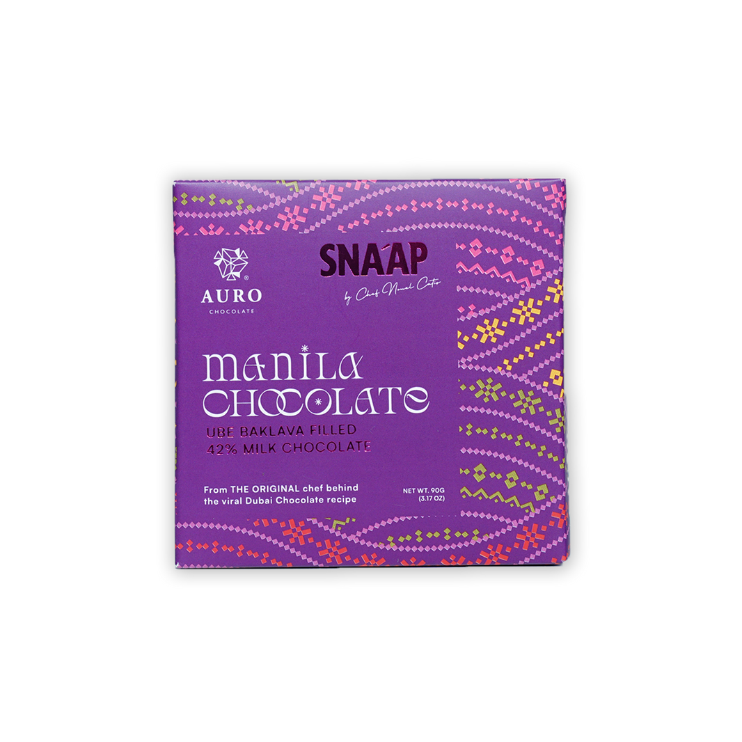 SNA'AP Manila (Ube Ganache) Milk Chocolate 42% (by Auro)