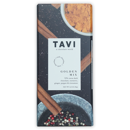 Tavi Dark Golden Mix 72% (Spiced Bar)