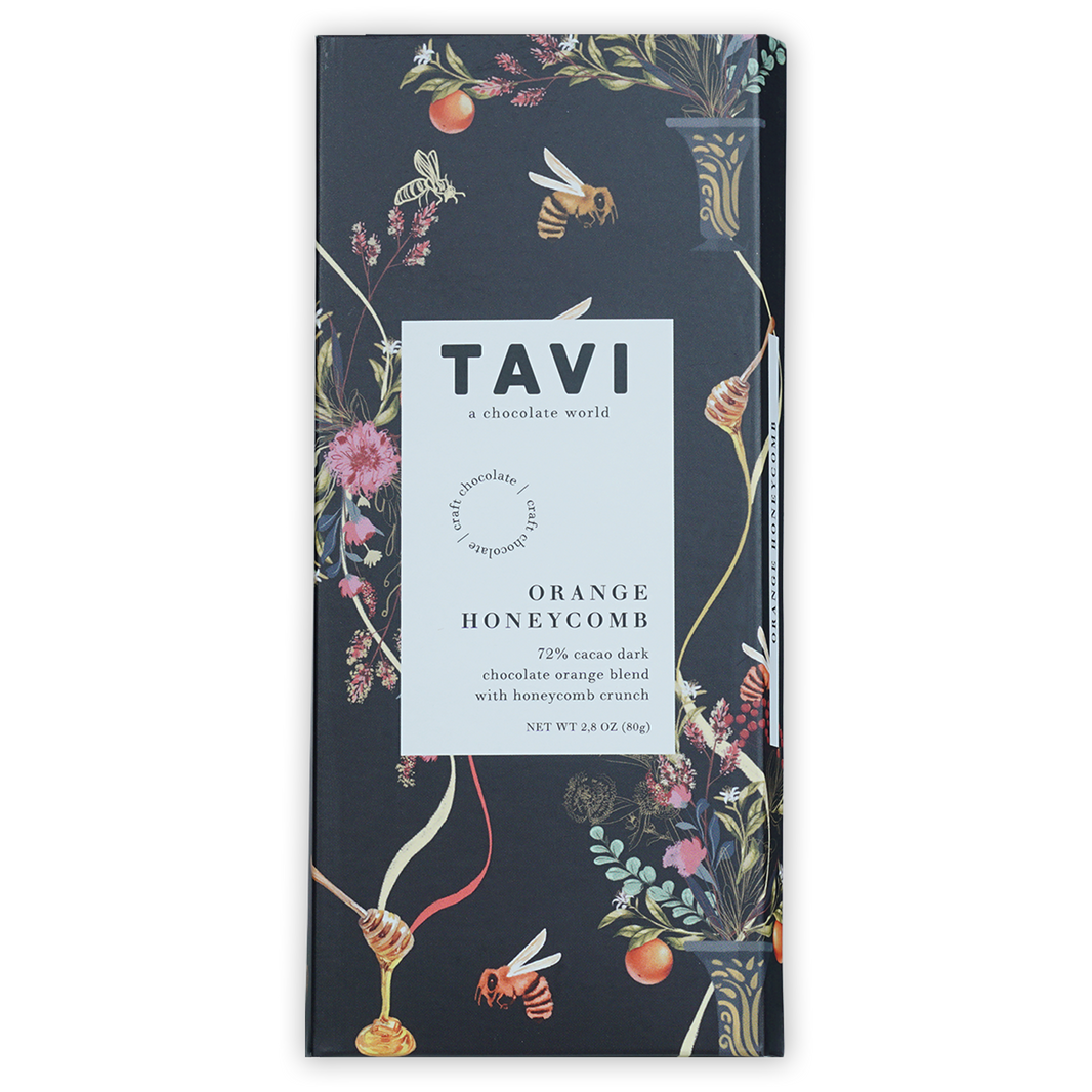 Tavi Dark Orange Honeycomb 72%