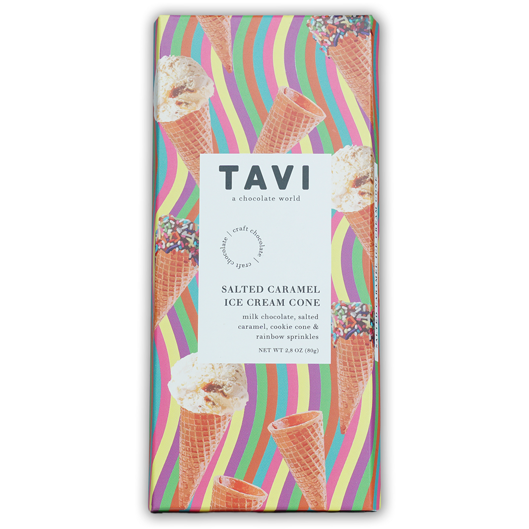 Tavi Milk Salted Caramel Ice Cream Cone 39%