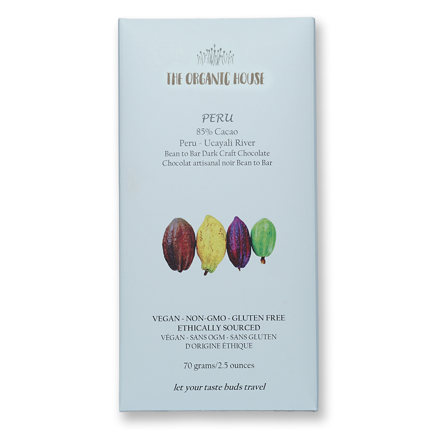 The Organic House Dark Peru Ucayali 85%