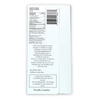 Back of The Organic House Dark Oolong Orchard O’Payo 65% white paper packaging with bilingual nutrition facts
