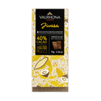 Valrhona Grand Cru Jivara 40% milk chocolate bar wrapper