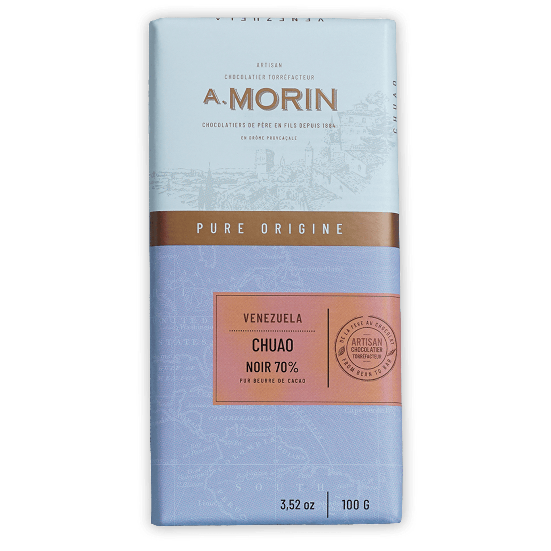 A. Morin Venezuela Chuao 70% chocolate bar