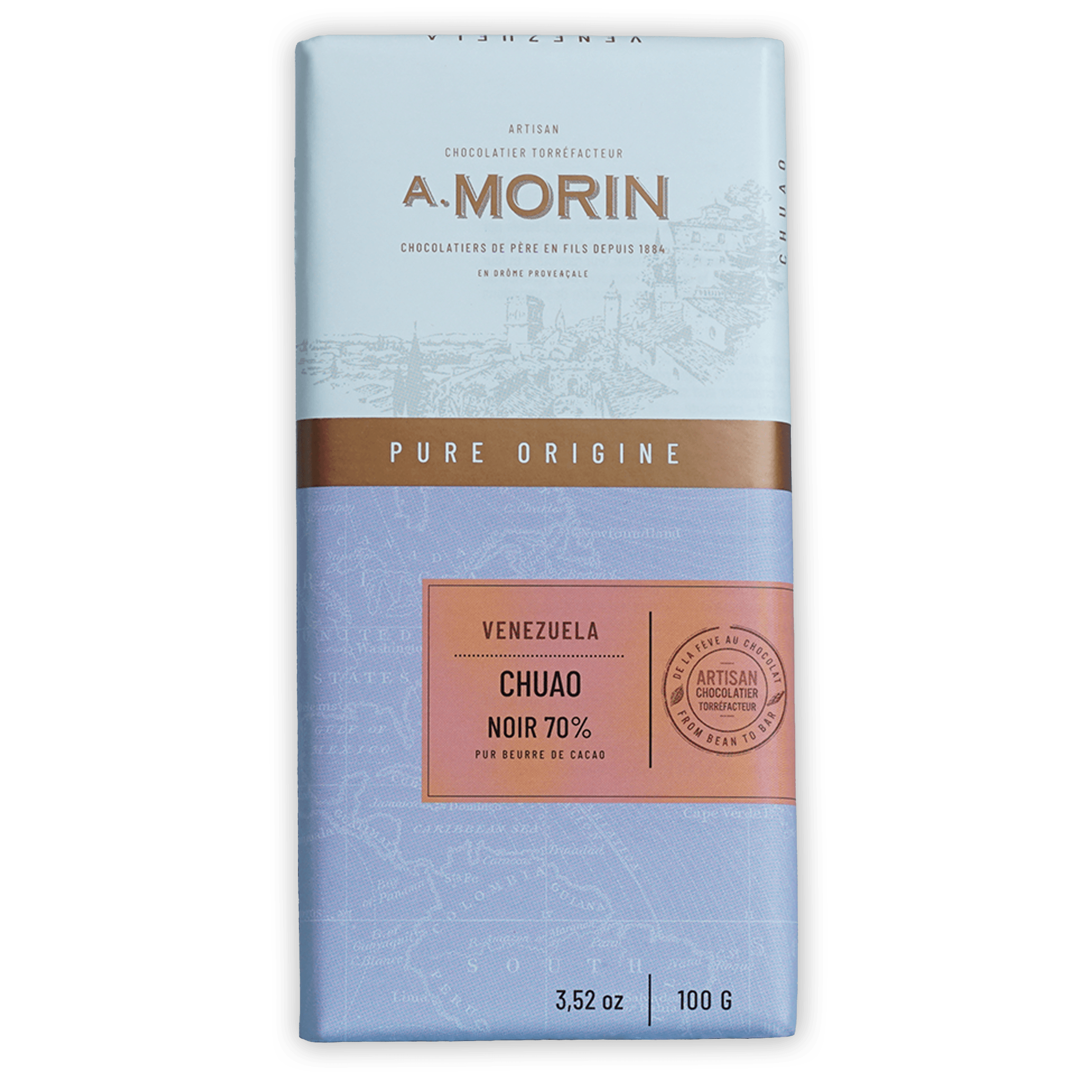 A. Morin Venezuela Chuao 70% chocolate bar