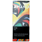 Amano Dark El Cayo Belize 70% artisan chocolate bar with vibrant abstract wrapper
