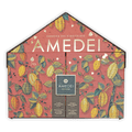 Amedei Toscana Chocolate Gift Box Fabbrica with red botanical cocoa pod design