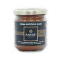 Amedei Toscana Crema Nocciola Black rich chocolate hazelnut spread jar
