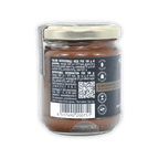 Amedei Crema Nocciola Black Spread jar with dark Italian bean-to-bar chocolate