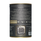 Amedei Gocce Toscano Black matte can with gold trim and chocolate drops inset