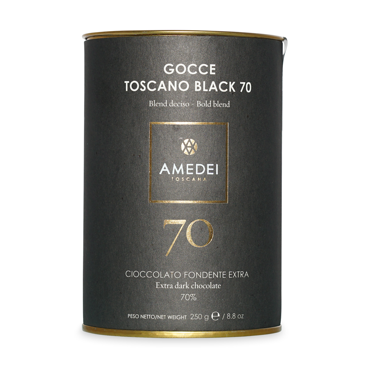 Amedei Gocce Toscano Black (Dark Chocolate) Chips 70%