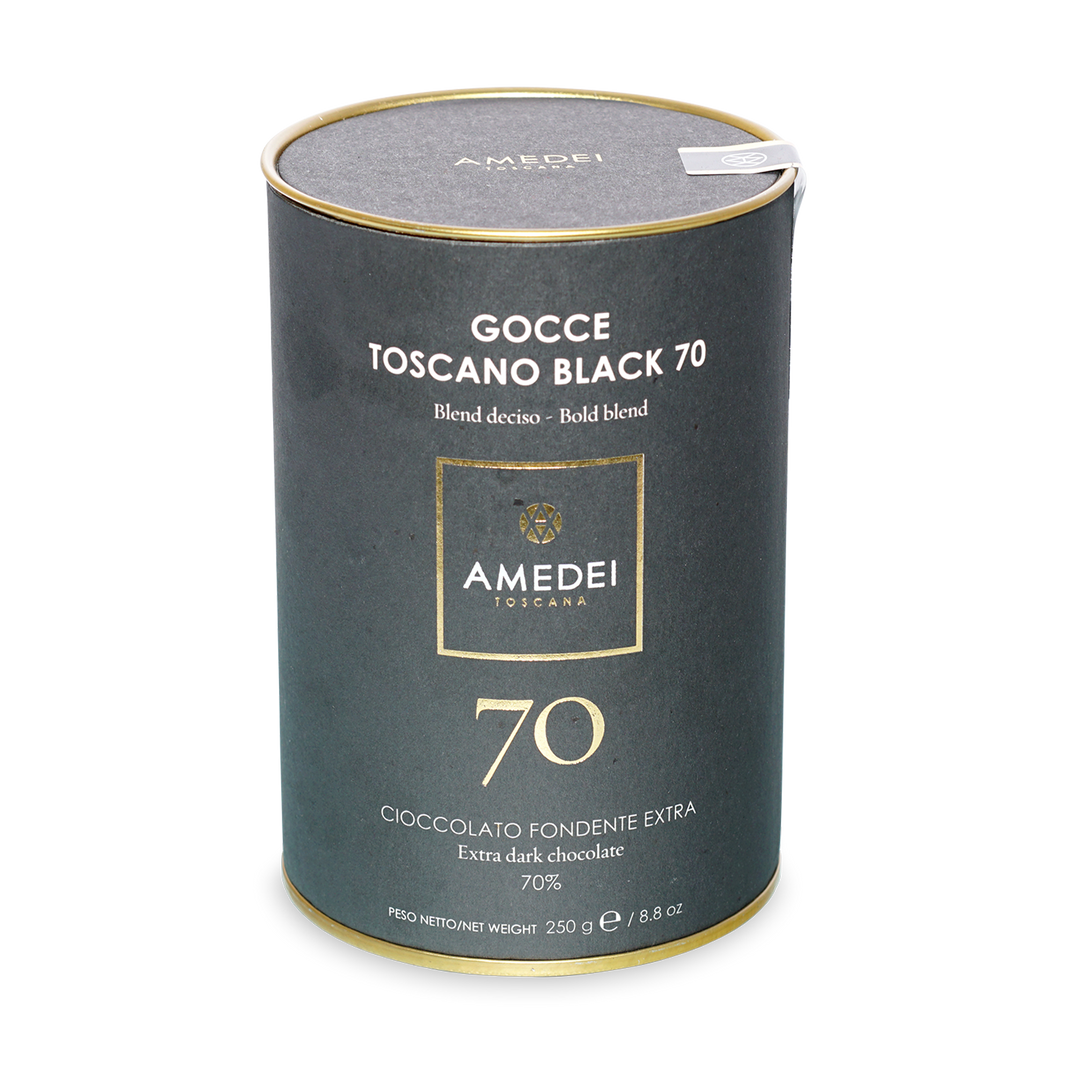 Amedei Gocce Toscano Black (Dark Chocolate) Chips 70%