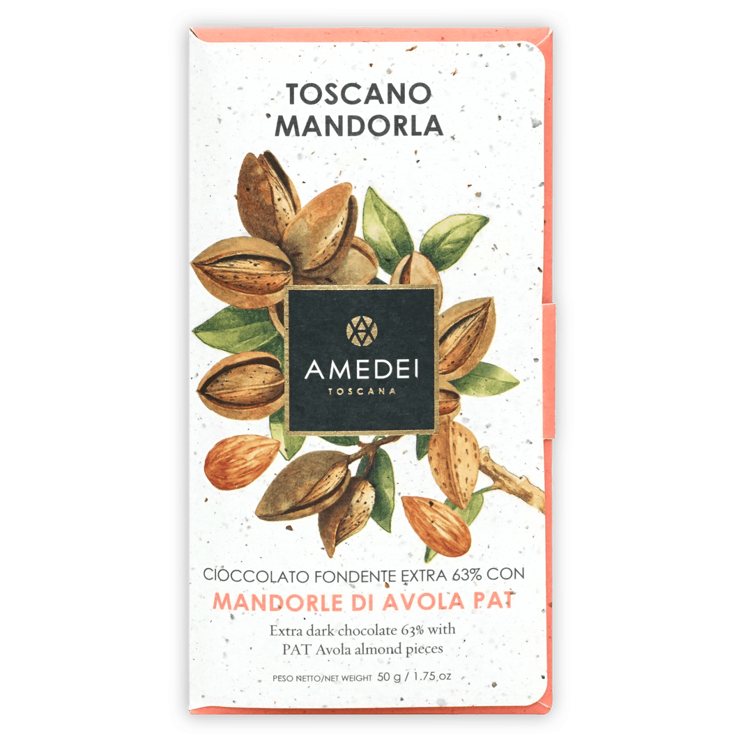 Amedei Mandorle (Dark w/ Almonds) 63%