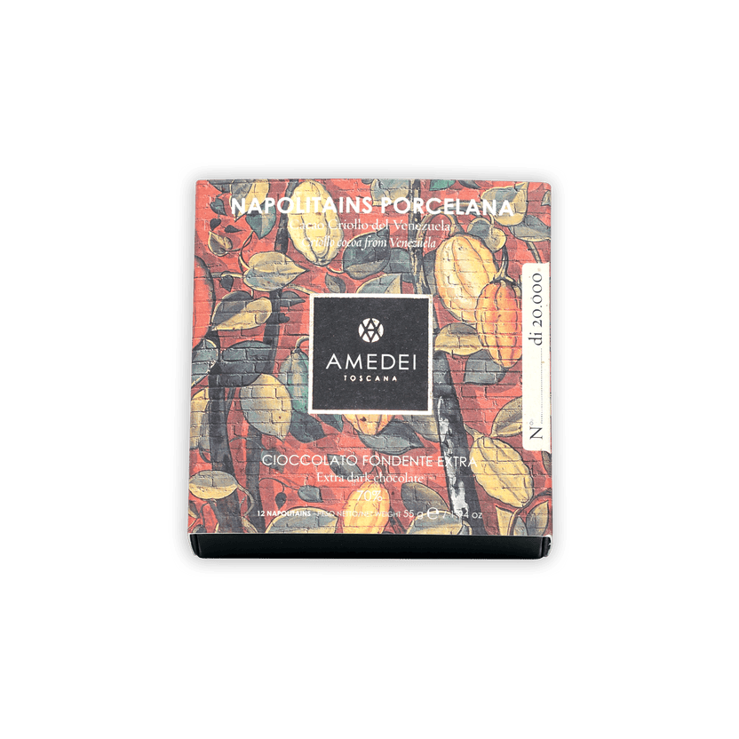 あめ Amedei Porcelana 70% Dark Chocolate Napolitains 12 pcs – Bar & Cocoa