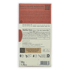 Amedei Toscano Black 63% off-white wrapper with reddish-brown top and bilingual text