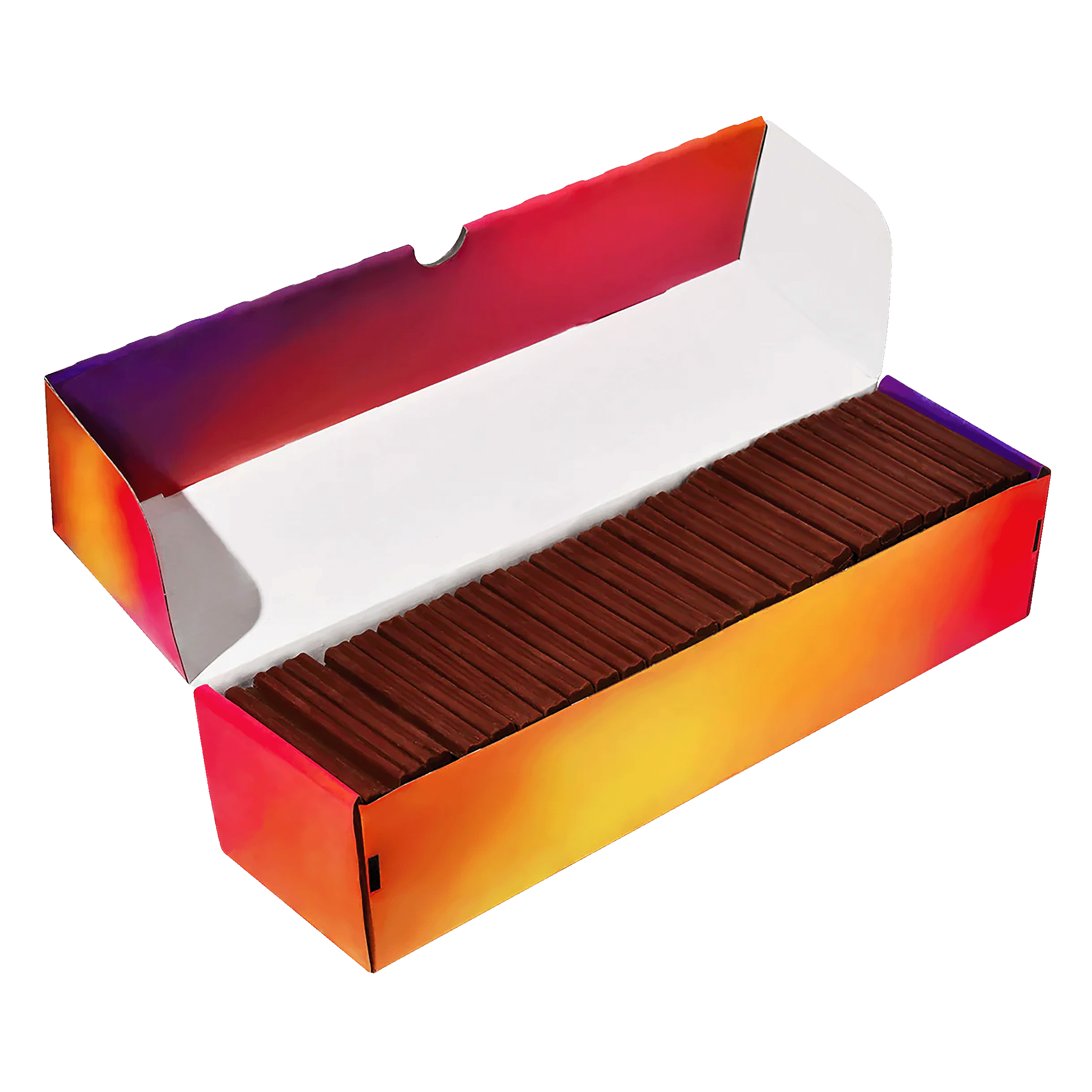 Auro Bulk Baking Chocolate Baton Sticks 55% 1.2kg in vibrant orange purple box