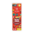 Auro Mini Chocolate Bar Mocha Crunch 55% red package with floral coffee art