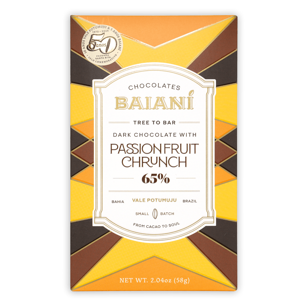 Baiani Dark w/ Passionfruit Crunch 65%