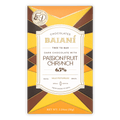 Baiani Dark w/ Passionfruit Crunch 65% chocolate bar wrapper