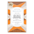 Baiani White Chocolate Double Caramel box with geometric orange cream patterns