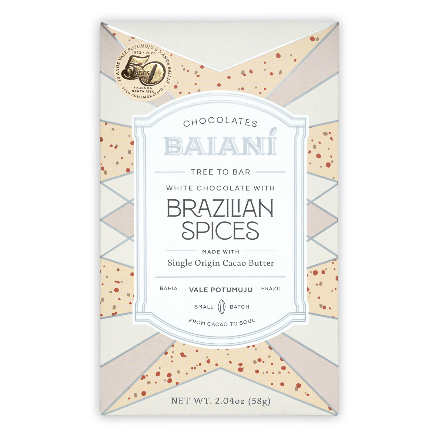 Baiani White Chocolate w/ Brazilian Spices