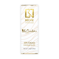 Belvie Mini Milk Chocolate Bar 55% with white gold zebra stripes