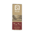 Belvie Thien Tuy 75% mini dark chocolate bar in beige burgundy foil