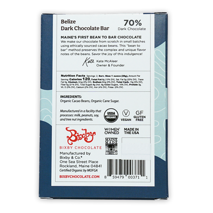 Bixby Dark Chocolate Belize 70%