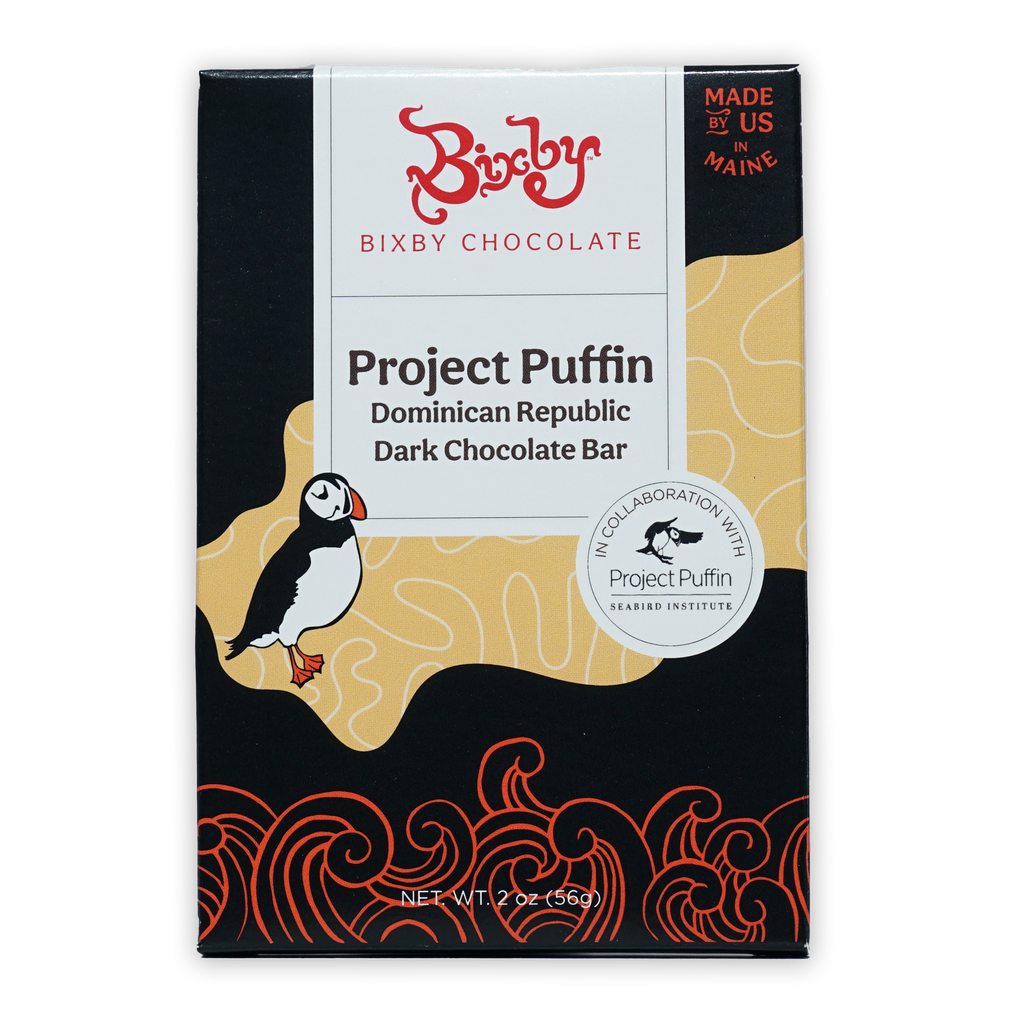 Bixby Project Puffin Dominican Republic 70% dark chocolate bar