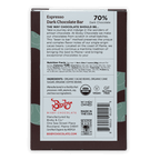 Bixby Dark Chocolate Espresso Bar 70% in brown wrapper
