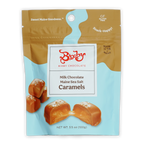 Bixby milk chocolate Maine sea salt caramels resealable bag