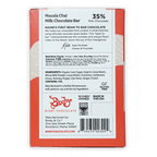 Bixby Milk Chocolate w/ Masala Chai 35% red and white bar