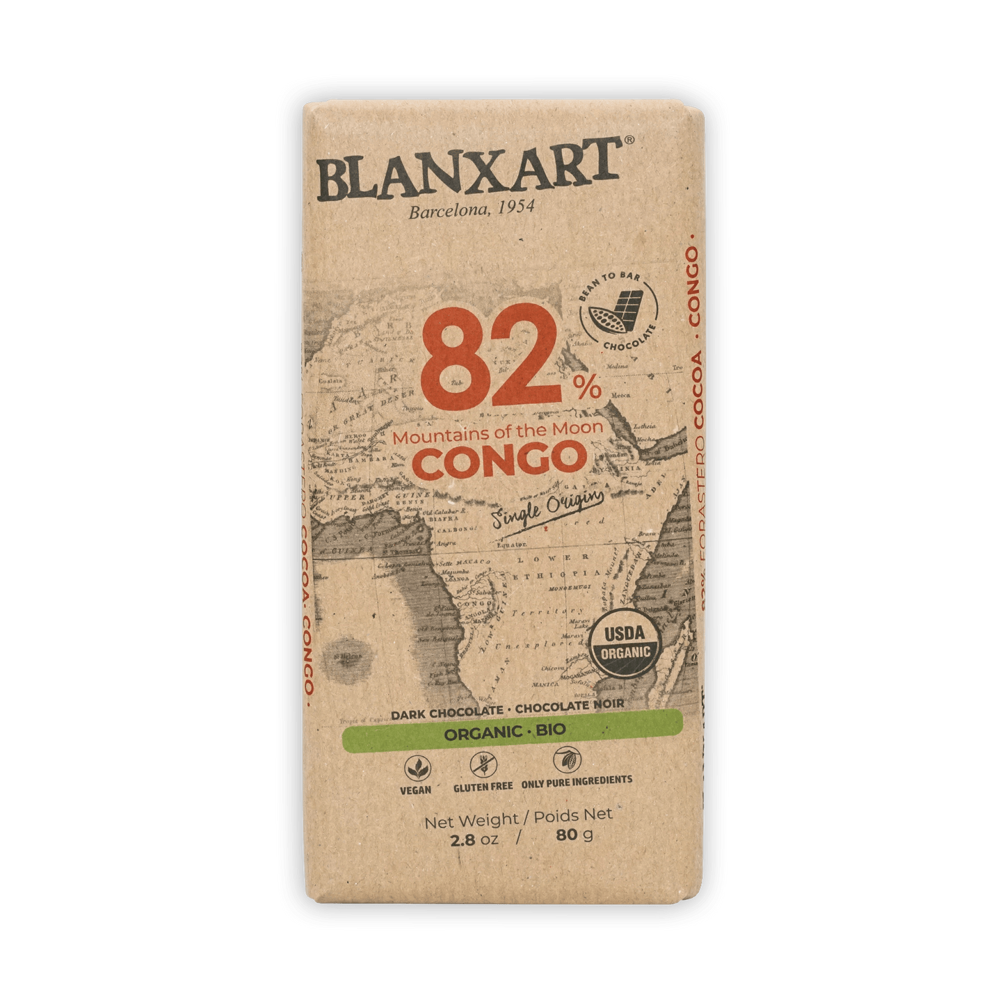 Blanxart Congo Eco-Organic 82%